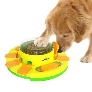 Maxley Puppy Nose Work Intelligence Развивающая игрушка-головоломка с едой, зеленая