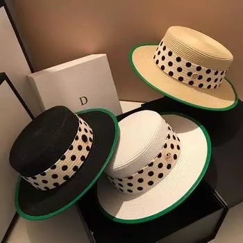 MAXSITI U, лето 2022, контрастная шляпа от солнца с плоским верхом из искусственной кожи, пляжная шляпа с козырьками, шляпа для женщин, свадебная шляпа, панама, шляпа с широкими полями