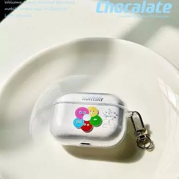 May Days Five Fans 5525 Peripheral Headset Protective Cover Earphone Case Airpods4 \3\2\1 One Two Three Generation Pro Earphone Sleeves Airpodspro2 Apple AirPods Pro2 Shake design headphone set