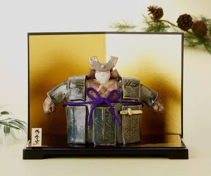 May Made in Palm May Made in Warrior Ornament [Craftsman House] Doll, Japan, Boys Festival, Pottery, Mini, Compact, Size, Doll, Japan, Oribe,