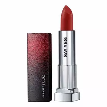 Maybelline color sensational lipstick cream matte lipstick 604 moody crimson body