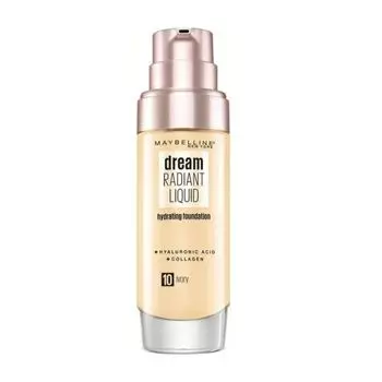 Maybelline Dream Satin Жидкая тональная основа и сыворотка 10 Ivory 30 мл