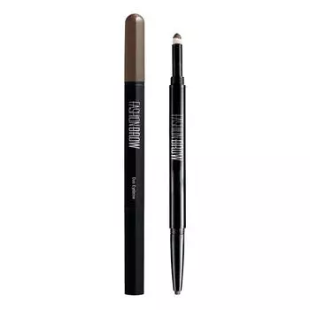 MAYBELLINE Eyebrow Fashion Brow Slim Soft Natural Dark Brown Waterproof & BR-1