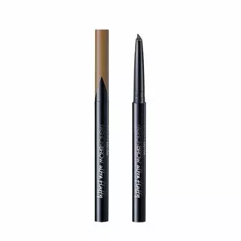 Maybelline Eyebrow Fashion Brow Yellowish Light Waterproof Powder-in-Pencil BR-4, Brown,