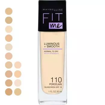 Maybelline Fit me liquid makeup 110 porcelain 30ml