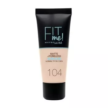 Maybelline Fit Me Матовая тональная основа без пор 104 Soft Ivory 30 мл