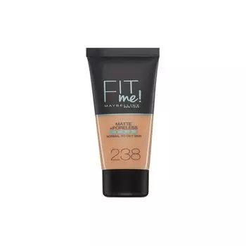 Maybelline Fit Me Матовая тональная основа без пор 238 Rich Tan 30 мл