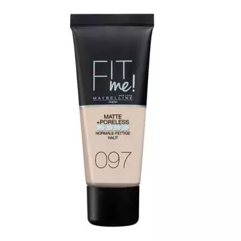 Maybelline Fit Me Matte & Poreless Foundation 97 Натуральный фарфор 30 мл