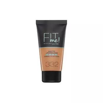 Maybelline Fit Me Matte + Poreless Тональный крем 332 Золотая карамель 30 мл