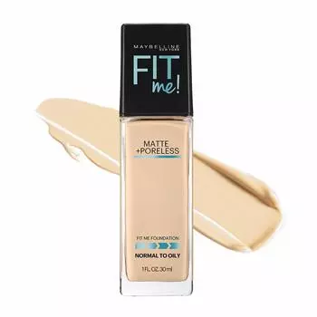 MAYBELLINE Fit Me Жидкая тональная основа 118 Яркий тон кожи (желтый)