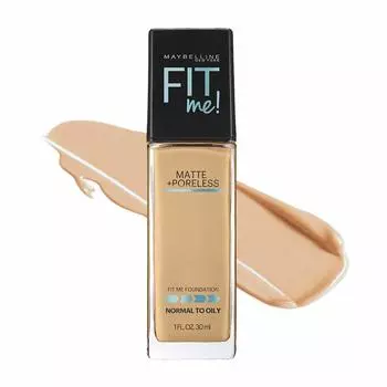 MAYBELLINE Fit Me Жидкая Тональная Основа 220 Здоровый Тон Кожи (желтый)