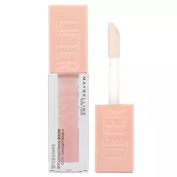 Maybelline, Lifter Gloss + Hyaluronic Acid, 002 Ice, 0,18 жидких унций (5,4 мл)