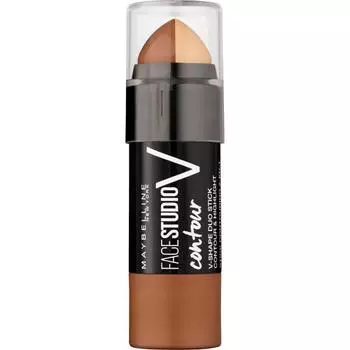 Maybelline Master V Shape Duo Contouring Stick, средний, 8 г