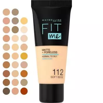 Maybelline Matte & Poreless Foundation 112 30ml