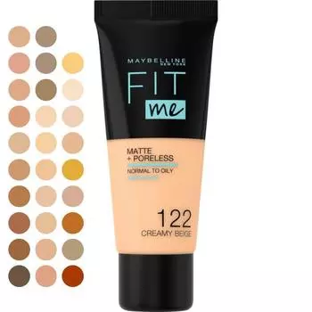 Maybelline Matte & Poreless Foundation 122 30ml