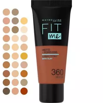 Maybelline Matte & Poreless Foundation 360 Mocha 30ml