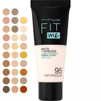 Maybelline Matte & Poreless Foundation 95 30ml