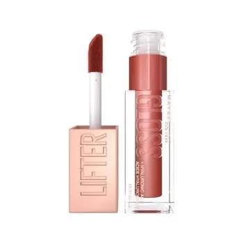 Maybelline New York Lifter Gloss Hydrating Lip Gloss Rust 5.4ml Non Sticky Moisturizing Shine With XL Wand For Smooth Contour And Plump Lips