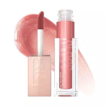 Maybelline New York Lifter Gloss Moon Shade Hydrating Lip Gloss With Hyaluronic Acid For Plump Non Sticky Shine Long Lasting Fuller Lips 5.4ml