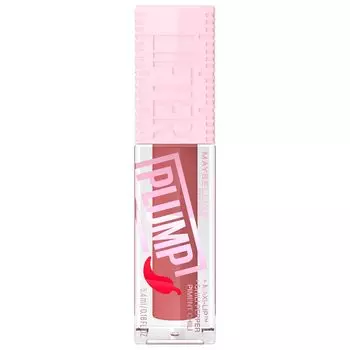 Maybelline New York Lifter Plump Lip Gloss Peach Fever 5ml Long Lasting High Shine Volumizing Glossy Finish With XL Wand Applicator