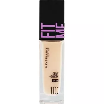 Maybelline New York Maybelline Fit Me Жидкая тональная основа D N110 для кожи После кондиционирования кожи лосьоном и праймером нанесите подходящий а