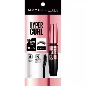Maybelline New York Maybelline Volume Express HypeR CuRl WaterProof R 01 Черный 9,2 мл