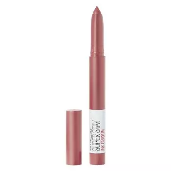 Maybelline New York SuperStay Crayon Lipstick Matte Finish Long-Lasting 1.2g Bold Intense Colour 15 Lead The Way