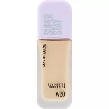 Maybelline SP Stay Lumimatte Жидкая тональная основа W20 Skin Makeup (1) Применить полунажатие (размером с маленькую жемчужину) на все лицо. (2) После п