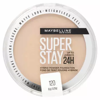 Maybelline, Super Stay, Гибридная пудра-основа, 120, 6 г (0,21 унции)
