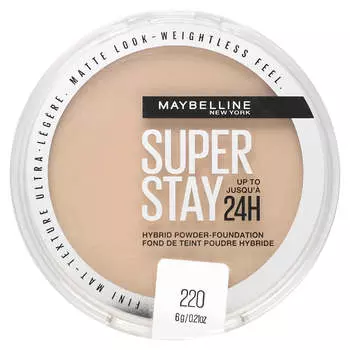Maybelline, Super Stay, Гибридная пудра-основа, 220, 6 г (0,21 унции)