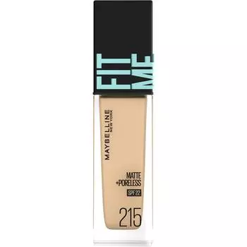 Maybelline Тональная основа Fit Me Liquid Foundation R 215 Skin Makeup После обработки кожи лосьоном и праймером нанесите необходимое количество тональной основы на