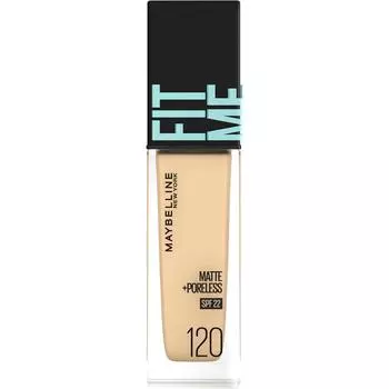 Maybelline Тональная основа Fit Me Liquid Foundation R 120 Skin Makeup После кондиционирования кожи лосьоном и праймером нанесите необходимое количество тональной основы на