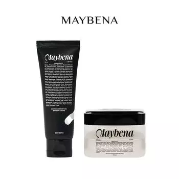 [MAYBENA] Набор для интенсивного увлажнения (Маска в упаковке 30 листов/400 мл+ Крем 70 мл)