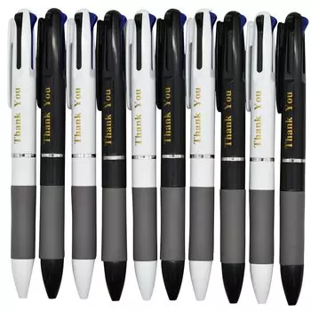 Maydahui 3 цвета Thank You шариковая ручка набор из 12 разноцветных многофункциональных милых стильных английских канцелярских принадлежностей для письма тетрадей детей студентов