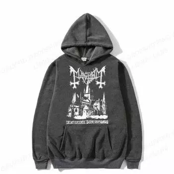 Mayhem Deathcrush Hoodie Мужская мода Hoodie Hip Hop Hoodies Boy Coats Women Sweatshirts Y2k Clothes Rapper S