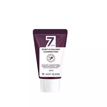 [MayIsland] 7 Days Secret 4D Очищающая пенка с коллагеном (30мл) 30ml