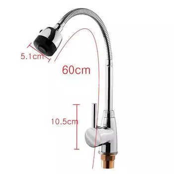 Mayitr Вращающийся на 360 градусов смеситель для горячей и холодной воды Смеситель для горячей и холодной воды Rotata Faucets Практичный смеситель для умывальника