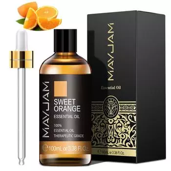 MAYJAM 100 мл эфирное масло сладкого апельсина диффузор спа-сауны для лица увлажнители воздуха очиститель воздуха ароматерапия аромат уход за кожей чистое ароматическое масло Sweet Orange