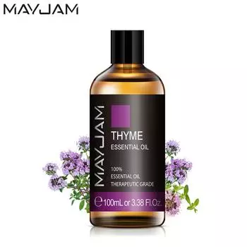 MAYJAM 100 мл эфирные масла цветков тимьяна для изготовления мыла-свечи своими руками диффузор для духов свежий воздух помощь циркуляции крови облегчение тела йога Thyme
