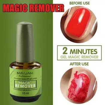 MAYJAM 15 мл средство для удаления гель-лака для ногтей Burst Magic Nail Remove гель-лак для ногтей Очиститель Burst женский уход за ногтями