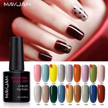 MAYJAM 8 мл Bobbi фруктовый цвет лак для ногтей клей терапия гель-лак для ногтей летний стиль УФ-гель для ногтей женская мода сексуальный дизайн ногтей Уход за ногтями
