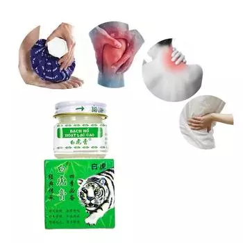 Мазь «Белый тигр» от жара и головокружения, эфирное масло, быстродействующая, длительного действия, глубокое расслабление мышц, оригинальная, 15 г