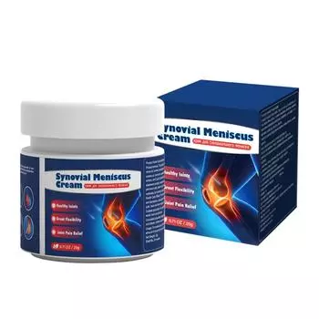 Мазь для паллиативной помощи при суставах Мазь для ухода за коленом Мазь от боли в колене Мазь от травм мениска Поддерживает здоровье суставов Травма нискус белый