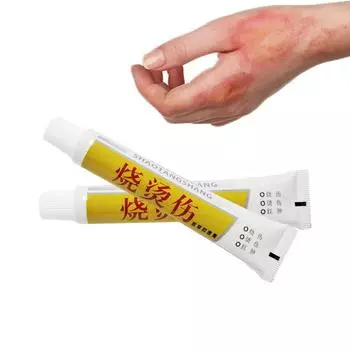 Мазь от ожогов, крем от ожогов, крем от боли при ожогах, уменьшающий шрамы, китайский лечебный пластырь, заживляющий раны, подавляющий грибок, крем 25 г 1 Piece(with box)