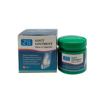 Мазь от подагры для подагрических суставов, боли в коленях, пальцев ног, костных шпор, мазь для здоровья