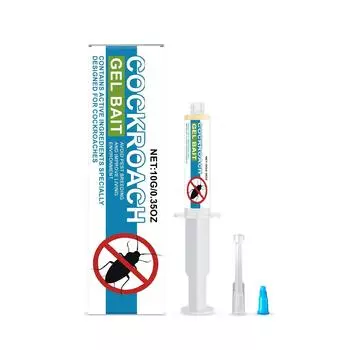 Мазь от тараканов, Бытовой инсектицид, И без запаха для домашнего использования, Кухня, Ванная комната, Дверь, Двор One Size белый