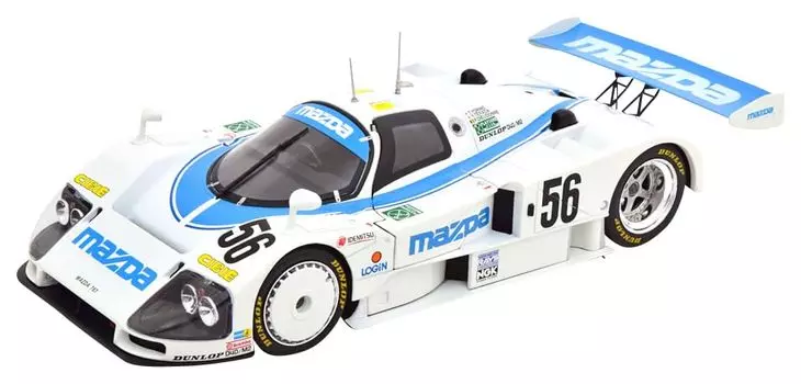 Mazda 787 B 24h Le Mans 1991 в масштабе KK, готовый продукт, 1/18, № 56, Йорино/Терада/Дьёдонне