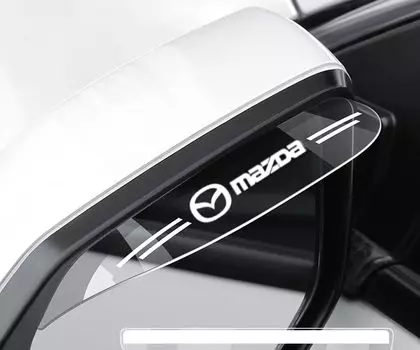 Mazda боковое зеркало водонепроницаемый снегостойкий стикер козырек щиток простая установка прозрачный прочный (Mazda) [Продукт]