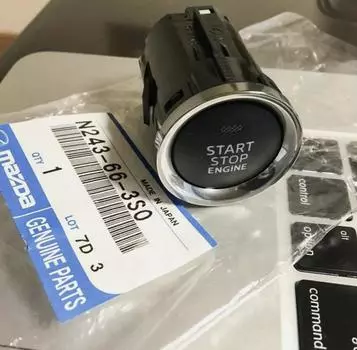 Mazda N243-66-3S0 MX-5 Miata CX-9 Engine Start Switch Button OEM Genuine Parts