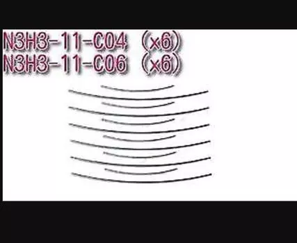 MAZDA N3H3-11-C04 / C06 (x6) RX-8 SE3P 2MM APEX SEAL SPRING 6+6 PCS SET OEM